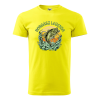 ZSONA DEKOR Póló Horgász legenda mintával - Sárga XXL méretben