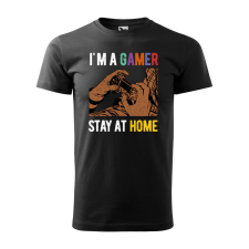 ZSONA DEKOR Póló I am a gamer mintával - Fekete XL méretben egyedi ajándék