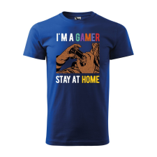 ZSONA DEKOR Póló I am a gamer mintával - Kék XL méretben egyedi ajándék