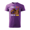 ZSONA DEKOR Póló I am a gamer mintával - Lila XL méretben