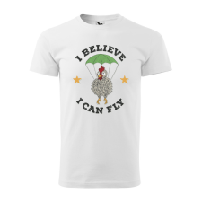 ZSONA DEKOR Póló I believe i can fly mintával - Fehér XXXL méretben egyedi ajándék