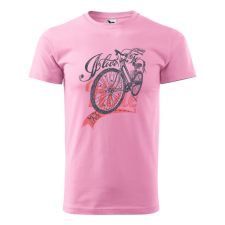 ZSONA DEKOR Póló I love to my bike mintával - Rózsaszín XXXL méretben egyedi ajándék