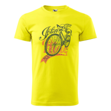 ZSONA DEKOR Póló I love to my bike mintával - Sárga XXXL méretben egyedi ajándék
