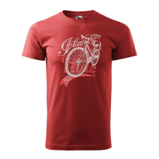 ZSONA DEKOR Póló I love to my bike mintával - Terrakotta XXL méretben egyedi ajándék