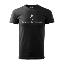 ZSONA DEKOR Póló Johnnie Skywalker mintával - Fekete S méretben egyedi ajándék