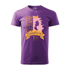 ZSONA DEKOR Póló Lánybúcsú mintával - Lila L méretben v1 egyedi ajándék