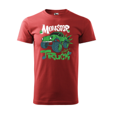 ZSONA DEKOR Póló Monster truck mintával - Terrakotta XXXL méretben egyedi ajándék