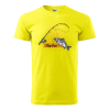 ZSONA DEKOR Póló Nagy fogás mintával - Sárga XXL méretben