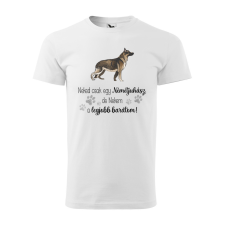ZSONA DEKOR Póló Németjuhász mintával - Fehér XXXL méretben v1 egyedi ajándék