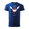 ZSONA DEKOR Póló Our lord and saviour coffee mintával - Kék XXXL méretben