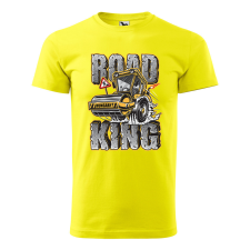 ZSONA DEKOR Póló Road king mintával - Sárga XL méretben egyedi ajándék