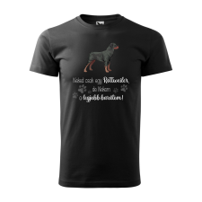 ZSONA DEKOR Póló Rottweiler mintával - Fekete XXXL méretben egyedi ajándék
