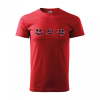ZSONA DEKOR Póló Smile mintával - Piros XL méretben