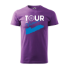 ZSONA DEKOR Póló Tour de Velence mintával - Lila L méretben