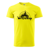 ZSONA DEKOR Póló Van whiskey mintával - Sárga XXL méretben