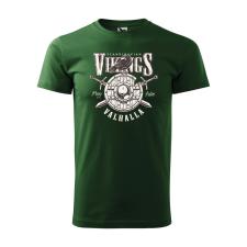 ZSONA DEKOR Póló Vikings mintával - Zöld XXXL méretben egyedi ajándék