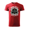 ZSONA DEKOR Póló Warrior of battle mintával - Piros M méretben