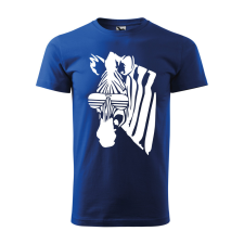 ZSONA DEKOR Póló Zebra mintával - Kék XXL méretben egyedi ajándék
