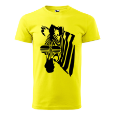 ZSONA DEKOR Póló Zebra mintával - Sárga XXXL méretben egyedi ajándék