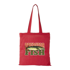 ZSONA DEKOR Predator fish - Bevásárló táska piros