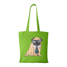 ZSONA DEKOR Pug Dog - Bevásárló táska zöld