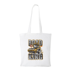 ZSONA DEKOR Road king - Bevásárló táska fehér