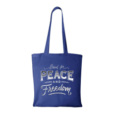 ZSONA DEKOR Stand for peace - Bevásárló táska kék