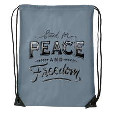 ZSONA DEKOR Stand for peace - Sport táska szürke
