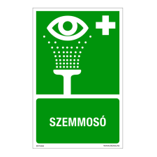 ZSONA DEKOR Szemmosó Műanyag tábla 320x500 mm információs címke