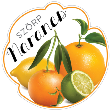 ZSONA DEKOR Szörp cimke Naranc 5 db/csomag információs címke