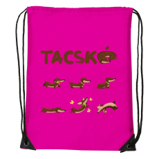 ZSONA DEKOR Tacskó - Sport táska magenta v2