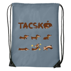 ZSONA DEKOR Tacskó - Sport táska szürke v2