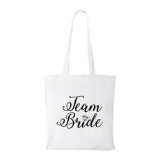 ZSONA DEKOR Team Bride - Bevásárló táska fehér