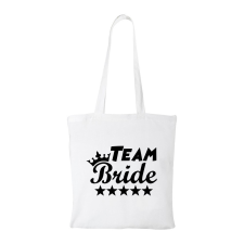 ZSONA DEKOR Team Bride - Bevásárló táska fehér v3 kézitáska és bőrönd