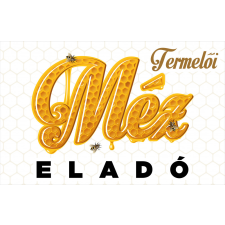 ZSONA DEKOR Termelői méz eladó! Műanyag tábla 160x100 mm információs címke