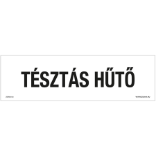 ZSONA DEKOR Tésztás hűtő Öntapadós matrica 250x80 mm információs címke