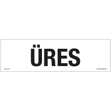 ZSONA DEKOR Üres Öntapadós matrica 250x80 mm információs címke