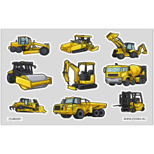 ZSONA DEKOR Vasalható jármű matrica csomag V1 ajándéktárgy