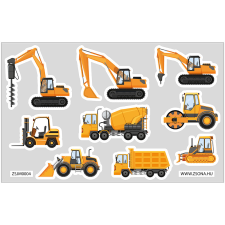 ZSONA DEKOR Vasalható jármű matrica csomag V4 ajándéktárgy