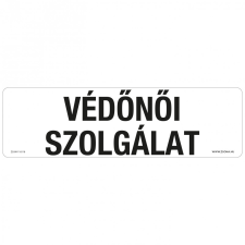 ZSONA DEKOR Védőnői szolgálat Műanyag tábla 250x80 mm információs címke