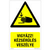 ZSONA DEKOR Vigyázz! Kézsérülés veszélye Alumínium tábla 100x160 mm