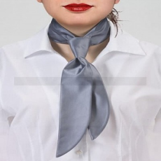  Zsorzsett női nyakkendő - Ezüstszürke