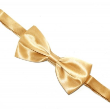  Zsorzsett szatén csokornyakkendő - Arany nyakkendő