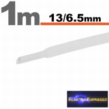  Zsugorcső Fehér • 13 / 6,5 mm villanyszerelés