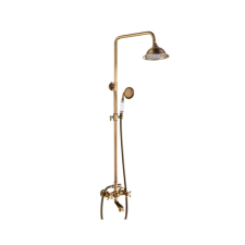 Zuhany csaptelep, Blackswan, M40.3 típus, antik bronz modell, mérete 20 cm csaptelep