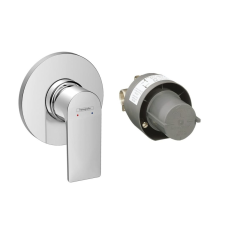 Zuhany csaptelep Hansgrohe Rebris E vakolat alatti résszel együtt króm 72658000 csaptelep