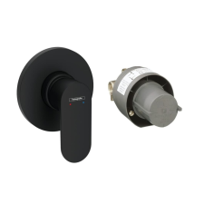 Zuhany csaptelep Hansgrohe Rebris S vakolat alatti résszel együtt matt fekete 72648670 csaptelep