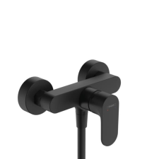 Zuhany csaptelep Hansgrohe Rebris S zuhanyszett nélkül 150 mm matt fekete 72640670 csaptelep