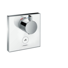 Zuhany csaptelep Hansgrohe Showerselect Glass vakolat alatti rész nélkül fehér / króm 15735400 csaptelep