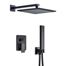 Zuhanycsap szett, Blackswan, M73.36 típus, antik fekete modell, mérete 25 cm csaptelep